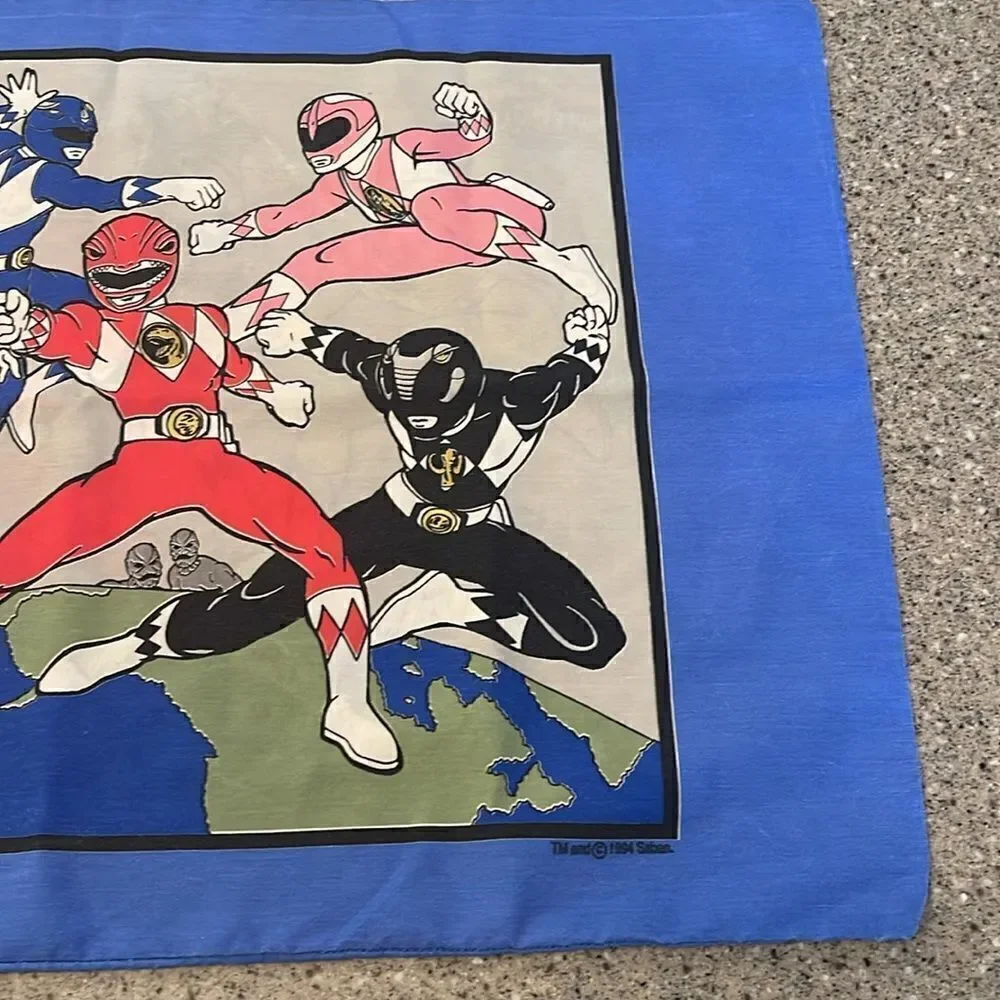 POWER RANGERS Vintage 1994 Pillow Case